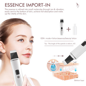 Espátula <span class=keywords><strong>de</strong></span> cuero EMS con iones positivos y negativos para limpieza facial, eliminación <span class=keywords><strong>de</strong></span> puntos negros y limpieza <span class=keywords><strong>de</strong></span> poros ultrasónica. - Product Image 3