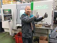 Tour CNC horizontal CK6180 à commande GSK, machine de tournage de métaux robuste à banc plat, longueur de tournage maximale 800 mm, longueur totale 3000 mm