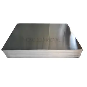 Chapa de alumínio laminada a frio 6063 com 6 mm de espessura