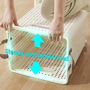 Giỏ đựng đồ giặt gấp gọn lớn, giỏ đựng đồ giặt linh hoạt, giỏ đựng đồ giặt bằng nhựa có bánh xe - Product Image 2