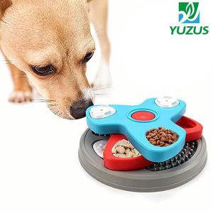 Bol interactif pour animaux de compagnie OEM, nourriture lente, 2/3/4 couches rotatives, 4 couches en latex, puzzle pour chien, jouet à mâcher, <span class=keywords><strong>anti</strong></span>-ennui, distributeur de nourriture pour chien, nettoyage des dents - Product Image 1