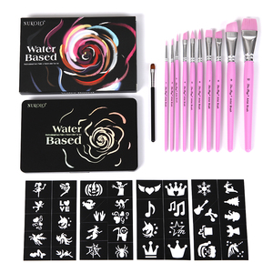 Kit de <span class=keywords><strong>peinture</strong></span> corporelle activé professionnel 33 couleurs Halloween <span class=keywords><strong>peinture</strong></span> de <span class=keywords><strong>visage</strong></span> Cosplay avec emballage de jeu de <span class=keywords><strong>peinture</strong></span> corporelle à base d'eau - Product Image 5