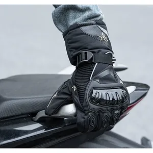 Nouveaux <span class=keywords><strong>gants</strong></span> de cyclisme d'<span class=keywords><strong>hiver</strong></span> en taslon, chauds et imperméables, à écran tactile, mi-doigts, coupe-vent, épaissis, en gros - Product Image 1