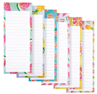 Bloc-notes flexible auto-adhésif 21 x 9 cm, calendrier magnétique amovible, aimant décoratif pour réfrigérateur, rappel magnétique BOYI YL067