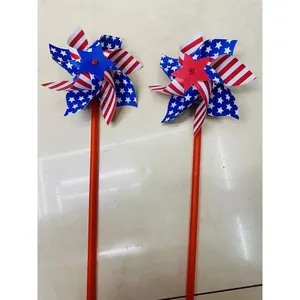 American National Flag Pinwheels Wind Spinners Windmill