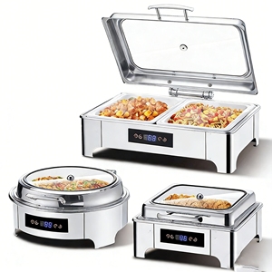Réchaud de buffet isolant, Réchaud <span class=keywords><strong>Buffy</strong></span>, Ustensiles de petit-déjeuner pour buffet d'hôtel, Bassin isotherme, Pot isotherme, Réchaud chauffant, Présentoir - Product Image 2