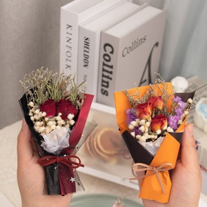 Mini rosa eterna Gypsophila piccolo Bouquet di fiori decorativi di seta <span class=keywords><strong>per</strong></span> la laurea del giorno dell'insegnante di <span class=keywords><strong>San</strong></span> <span class=keywords><strong>Valentino</strong></span>-<span class=keywords><strong>idee</strong></span> regalo - Product Image 3