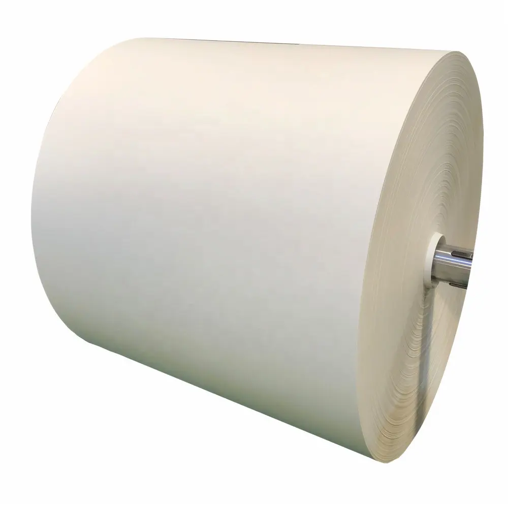 Materia prima de papel de grado alimenticio/papel de copa base/papel de taza recubierto para fabricación de tazas