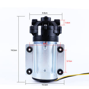 Pompe à eau de surpression pour purificateur d'eau, tête de pompe RO 100 GPD, pompe à diaphragme RO, directement de l'usine - Product Image 4