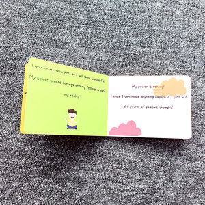 Personalizado bebé educación temprana mi primer libro de afirmación inglés palabra tablero libro impresión - Product Image 3