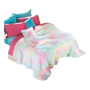 Couverture Matrimoniale Everest Hiver avec Doublure en Sherpa, Literie Réversible en Polyester, 220 cm, Design Moderne Uni Teint, Sculpté par - Product Image 1