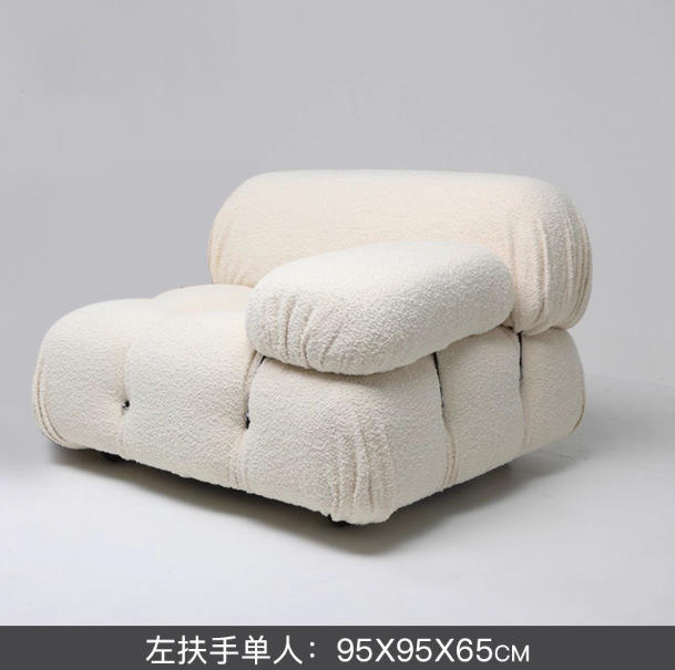 Left armrest single seat (95*95*65cm)