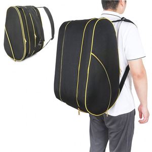 Échantillon Gratuit - Sac de Tennis Oxford Grande Taille BSCI avec Fermeture Éclair, Léger, Sac à Dos de Transport, Compartiment Séparé pour Chaussures et Raquettes - Product Image 2