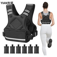 Chaleco con Peso Ajustable y Reflectante para Correr, Chaqueta de Entrenamiento para Hombres y Mujeres, Ajuste Ceñido, con Bolsillos Individuales