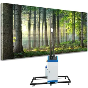 Máy In Phun Kỹ Thuật Số Mực UV Hiệu Ứng 3D Dạng Đứng Máy In Tường Có Chiều Cao 3M Để Trang Trí Xây Dựng Máy In Tường