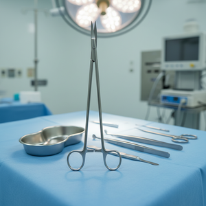 Ciseaux de chirurgie cardiovasculaire et neuro acier inoxydable à usage médical Ciseaux pointus STRILLY de 220mm - Product Image 3