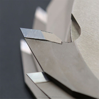 Pisau gergaji V beralur pemotongan aluminium, pisau gergaji Tct V 45 90 108 135 derajat tebal Z40 5-10mm