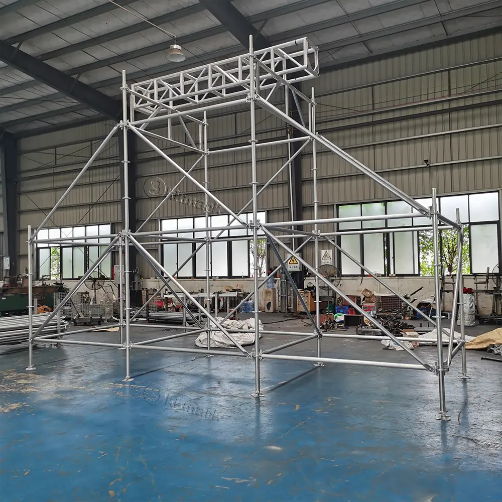 Snelle Installatie Platform Set Up Veilige Draagbare Modulaire Installatie Aluminium Steigers Toren Speaker Steiger Truss
