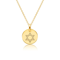Venta al por mayor de collar de acero inoxidable joyería 18K chapado en oro colgante collar personalizado moneda grabada collar de ala de Ángel para las mujeres
