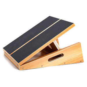Planche inclinée en bambou réglable, surface antidérapante pour exercices de fitness en intérieur, équipement de gym - Product Image 1