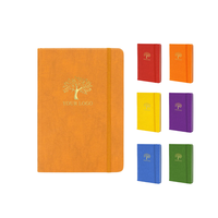 Cadeaux d'affaires personnalisés promotionnels planificateur à la main durable Journal A5 PU véritable couverture en cuir PU cahier laiteries