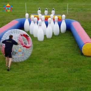 Boule de bowling géante d'extérieur - Jeu gonflable amusant, location de fête interactive pour enfants et adultes - Product Image 4