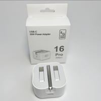 Chargeur mural USB-C PD rapide 20W 35W OEM/ODM avec adaptateur international US EU UK - Pour iPhone 18 16 17 Series Samsung Galaxy iPad