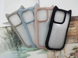 Custodia per Cellulare in Silicone con Orecchie di Gatto per <span class=keywords><strong>iPhone</strong></span> 17 Pro, Carina Custodia <span class=keywords><strong>Rosa</strong></span> per <span class=keywords><strong>iPhone</strong></span> 16 15 14 <span class=keywords><strong>13</strong></span> con Orecchie di Gatto - Product Image 5