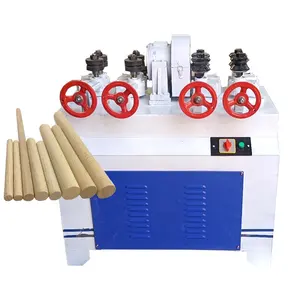 Automation Wood Round Rod Making Machines Shovel Handle Broom Stick Making Machine Wood Rounding Cutting Woodworking Machinery