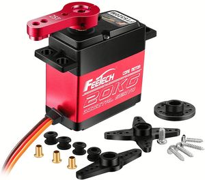 Servomotor de 20 kg para Brazo Robótico, Engranaje de Cobre, Rodamientos de Bolas, Servomotor de 180 Grados para Juguetes Educativos Infantiles - Product Image 4