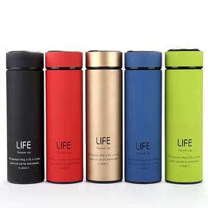 Seaygift 500ml Portable Vacuum Insulated Hot <strong>Water</strong> <strong>Filter</strong> 304 Stainless Steel <strong>Water</strong> Infuser <strong>Bottle</strong> for Travel/outdoor/office - Product Image 1