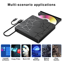 Lecteur graveur de DVD externe USB 3.0, lecteur de CD/DVD ROM, lecteur optique externe pour PC, lecteur de CD/DVD externe, lecteur optique