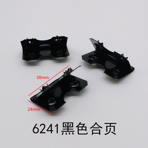 6241 <b>Black</b> Hinge Iron Surface Mount Furniture Hinge For <b>Photo</b> <b>Frame</b> Back Panel Concealed Hanging Barbs Minimalist Design - Product Image 4