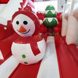 Castillo inflable comercial de Navidad con tobogán, castillo hinchable para niños al aire libre, combo de brincolín. - Product Image 4