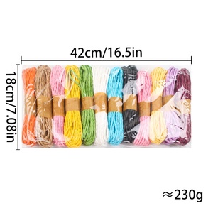 <span class=keywords><strong>Cuerda</strong></span> <span class=keywords><strong>de</strong></span> materiales <span class=keywords><strong>de</strong></span> arte hecha a mano Lafite Diy <span class=keywords><strong>de</strong></span> 3mm, hilo <span class=keywords><strong>de</strong></span> hierba verde, <span class=keywords><strong>cuerda</strong></span> <span class=keywords><strong>de</strong></span> rafia giratoria <span class=keywords><strong>de</strong></span> doble hebra para bolsos y zapatos - Product Image 4