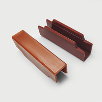 Doublure de chaussure universelle moderne pour ascenseur, longueur 120 mm, largeur de rail de guidage 10/16, métal résistant à l'usure pour usage hôtelier et en cuisine