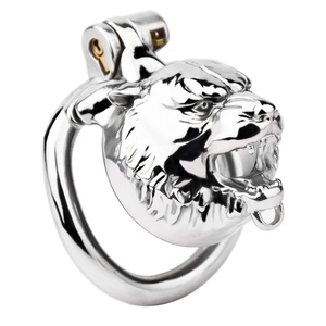 Jaula de Castidad Masculina FRRK con Cabeza de Tigre, Dispositivo de Castidad Estilo Animal, Jaula de Castidad con Candado, Juguetes Sexuales de Bondage para Hombres - Product Image 5
