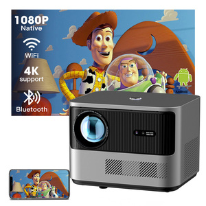 Tốt nhất RD-501 Android thông minh 4K Hỗ trợ máy chiếu không dây 1080P HD proyector hội nghị LED Đèn Wifi 6 tường chiếu cho điện thoại - Product Image 1