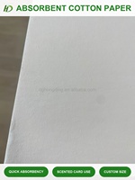 Rouleau de papier absorbant en coton personnalisé 0,3-4 mm, résistant aux déchirures, épais, solide et flexible pour cartes parfumées et sous-verres
