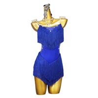 Costume de danse latine pour femmes, robe de danse latine pour filles, robe de danse latine professionnelle pour femmes avec strass et franges