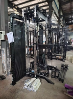 Station multifonction intégrée : Rack de musculation, Lat Pulldown, Rameur, Smith Machine, Cable Crossover, Double Blocs de Poids