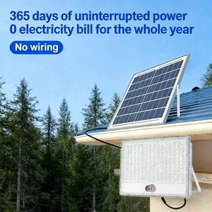 Lámpara Solar LED para Exteriores con Sensor de Movimiento, 200W 400W 600W, de Encendido/Apagado Automático, con Tecnología de Detección por Radar, Descuento de Fábrica - Product Image 1