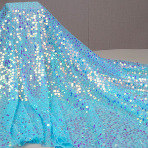 Экологичная сетчатая ткань 6 мм с металлическими блестками и вышивкой для свадебных платьев, женская одежда, Декор - Product Image 2