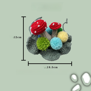 Kit de <span class=keywords><strong>crochet</strong></span> DIY <span class=keywords><strong>en</strong></span> laine, ensemble de tricot, chapeau de champignon amusant <span class=keywords><strong>en</strong></span> forme de dessin animé, costume de <span class=keywords><strong>crochet</strong></span>, cache-cou et oreilles <span class=keywords><strong>en</strong></span> tricot, cache-cou tricoté pour chat - Product Image 5
