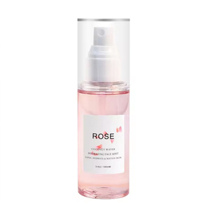 Özel etiket organik Rosewater yüz sis nemlendirici cilt bakımı sprey yüz toniği gül su - Product Image 1