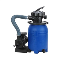 Filtre à cartouche de sable HDPE sur mesure de qualité supérieure avec pompe PP pour système de filtration de piscine hors sol extérieure