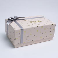 Boîte à couvercle personnalisée avec ruban pour montres intelligentes Boîte cadeau en papier d'emballage pour montre de luxe avec logo satamping à chaud