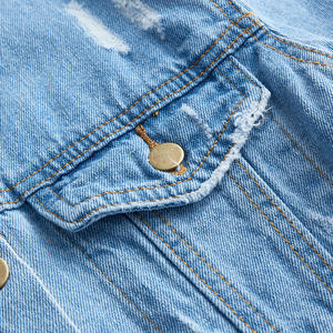 Vestes en jean fantaisie personnalisées pour enfants avec logo, sans marque, provenant du marché chinois - Product Image 4