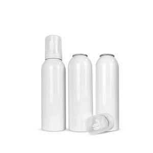 Оптовая продажа, пустой запас, 150 мл, алюминиевый аэрозольный распылитель для косметического солнцезащитного крема - Product Image 2