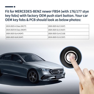 Prix de gros usine EASYGUARD Clé intelligente compatible avec Benz A W177 B W247 GLA H247 GLB X247 avec bouton de démarrage OEM - Product Image 5